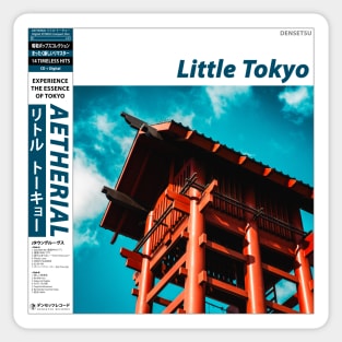 Little Tokyo | Japanese Album Art Sticker Sticker